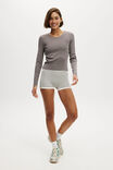 Active Core Rib Longsleeve, WASHED DESERT GREY - alternate image 4