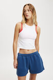 Plush Essential Gym Short, DEEP BLUE - alternate image 4