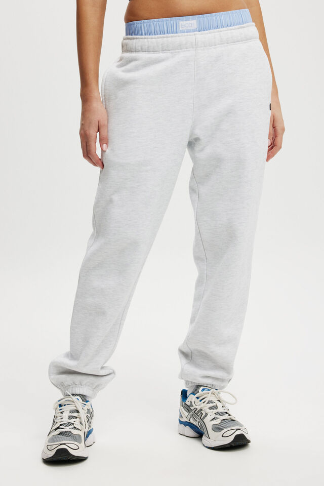 Plush Essential Gym Trackpant, CORE CLOUDY GREY MARLE
