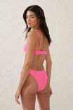 Refined High Side Brazilian Bikini Bottom, NEON PINK - alternate image 3