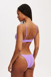 High Apex Bikini Top, PURPLE METALLIC - alternate image 3