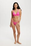 Holly Lace Tanga G String Brief, CHARMING PINK - alternate image 1