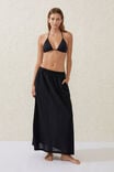 Beach Maxi Skirt, BLACK - alternate image 1