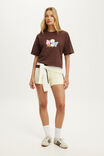BT21 Active Graphic Tee, LCN BT21/CHESTNUT - example image 4