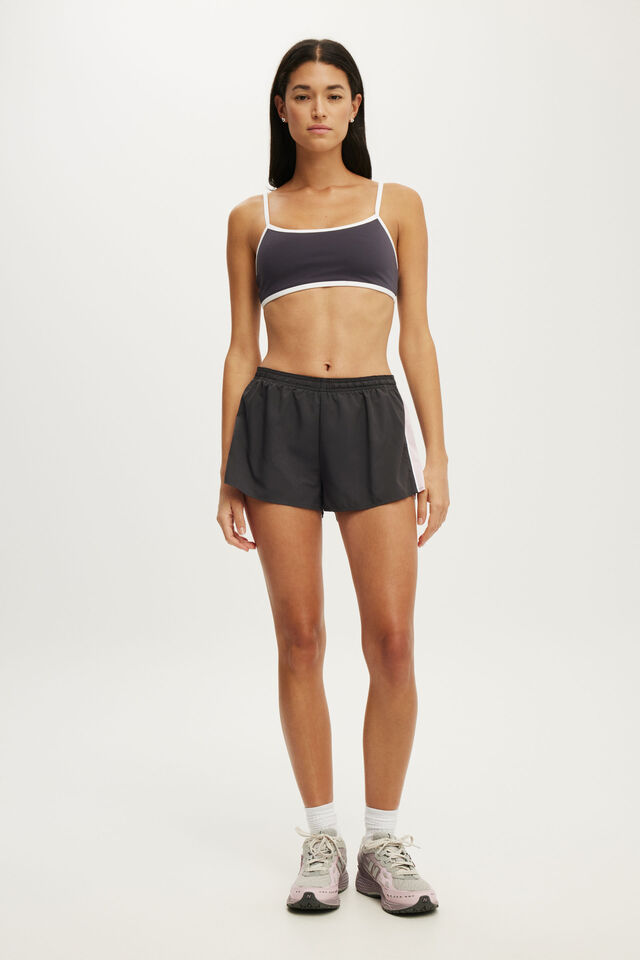 Move Active Woven Short, GRAPHITE/CHERRY DREAM