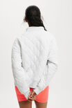Active Quilted Zip Through, CLOUDY GREY MARLE - alternate image 3