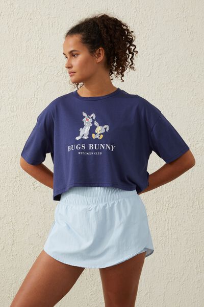 Relaxed Active Recycled Graphic T-Shirt, VINTAGE NAVY/LCN BUGS BUNNY SPORTS CLUB