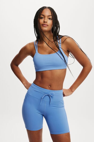 Strappy Sports Crop, ADRIFT BLUE