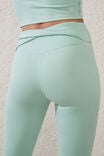 Ultra Soft Twist Length Tight- Asia Fit, OASIS GREEN - alternate image 2