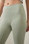 Ultra Soft Shaped Full Length Tight- Asia Fit, GREEN CLOUD - alternate image 2