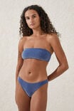 Bandeau Bikini Top, LAPIS BLUE METALLIC - alternate image 1