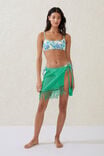 Fringe Beach Mini Skirt, FRESH GREEN - alternate image 1