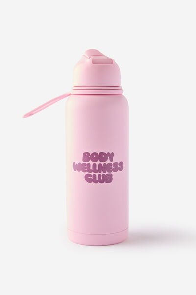 Body Active 1L Drink Bottle Gwp, CHERRY DREAM BWC