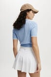 Ultra Soft Pleat Skirt, WHITE - alternate image 3