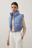 Jaqueta - The Mother Puffer Panelled Crop Vest, RIVERSIDE - vista alternativa 1