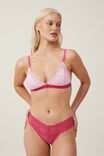 Everyday Lace G String Brief, PINK JELLY - alternate image 4