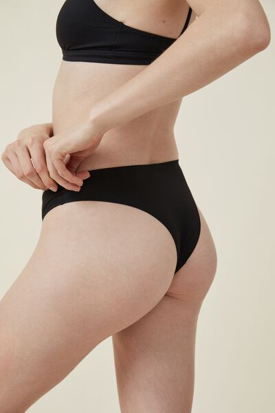 The Smoothing Hipster Brasiliano Brief, BLACK
