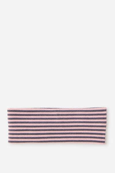 Off Duty Knit Headband, JET VIBE/ CHERRY DREAM