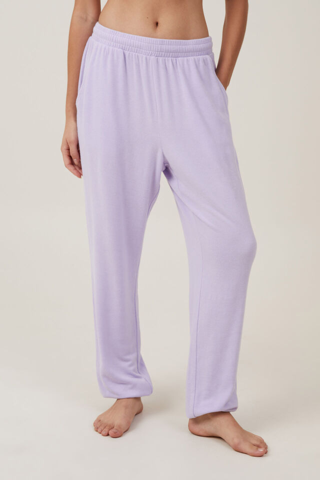 Super Soft Asia Fit Relaxed Slim Pant, PURPLE ROSE
