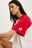 Oversized Lounge Graphic Tee, LCN LIN/LINE FRIENDS TO BROWN - example image 2