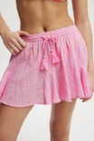 Hanky Hem Beach Mini Skirt, WASHED PINK SORBET - alternate image 2