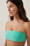 Bandeau Bikini Top, FRESH GREEN METALLIC - alternate image 2