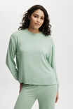 Super Soft Asia Fit Long Sleeve Top, WASHED MINT - alternate image 1