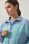 Cropped Contrast Anorak, FOREVER BLUE/SEA GLASS - alternate image 2
