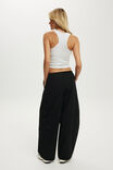 Woven Balloon Pant, BLACK - example image 3