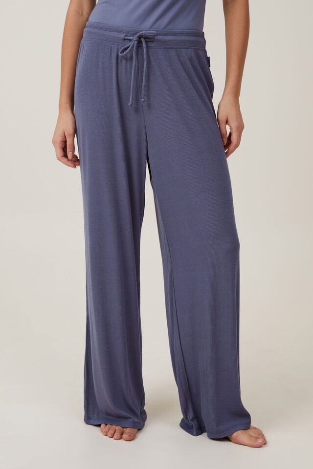 Sleep Recovery Asia Fit Wide Leg Pant, INFINITY BLUE