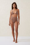 Slider Triangle Bikini Top, ACORN BROWN METALLIC - alternate image 4