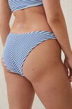 Refined High Side Brazilian Bikini Bottom, SPRING BLUE CRINKLE STRIPE - alternate image 2