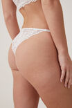 Butterfly Lace Tanga Cheeky Brief, CREAM - alternate image 2