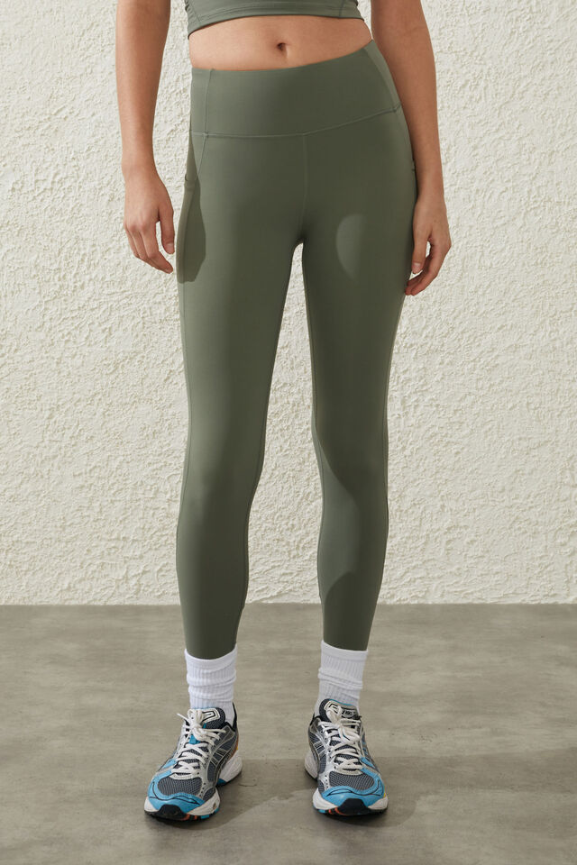 Ultra Luxe Mesh 7/8 Tight Asia Fit, SWEET GREEN