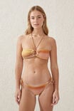 Keyhole Bandeau Bikini Top, SIERRA OMBRE SUNRISE METALLIC - alternate image 5