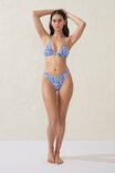 High Side Brazilian Seam Bikini Bottom, SABRINA WAVE BLUES - alternate image 1