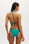 Refined High Side Brazilian Bikini Bottom, DEEP GREEN SHIMMER - alternate image 3