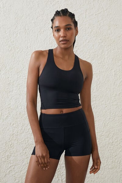 Ultra Luxe Active Tank, BLACK