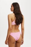 Organic Cotton Rib Cheeky Brief, MILLENIAL PINK - alternate image 3