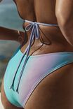 High Side Brazilian Seam Bikini Bottom, CHARLIE OMBRE GREEN SHIMMER - alternate image 2