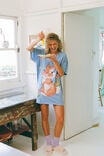 Bambi 90S Graphic T-Shirt Nightie, LCN DIS / BAMBI SEQUIN MISS BUNNY - alternate image 1
