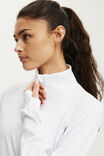 Active Oversized Track Jacket, WHITE - example image 2