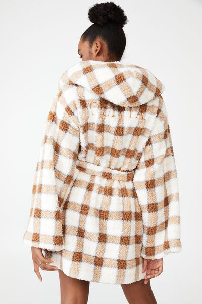 The Snuggle Robe Personalisation, BROWNIE CHECK