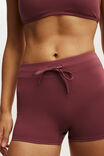 Ultra Soft Tie Front Micro Short, DUSTY ROSE - example image 2