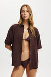 The Essential Short Sleeve Beach Shirt Asia Fit, WILLOW BROWN - alternate image 1