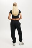 Plush Essential Gym Sweatpant, BLACK - alternate image 3