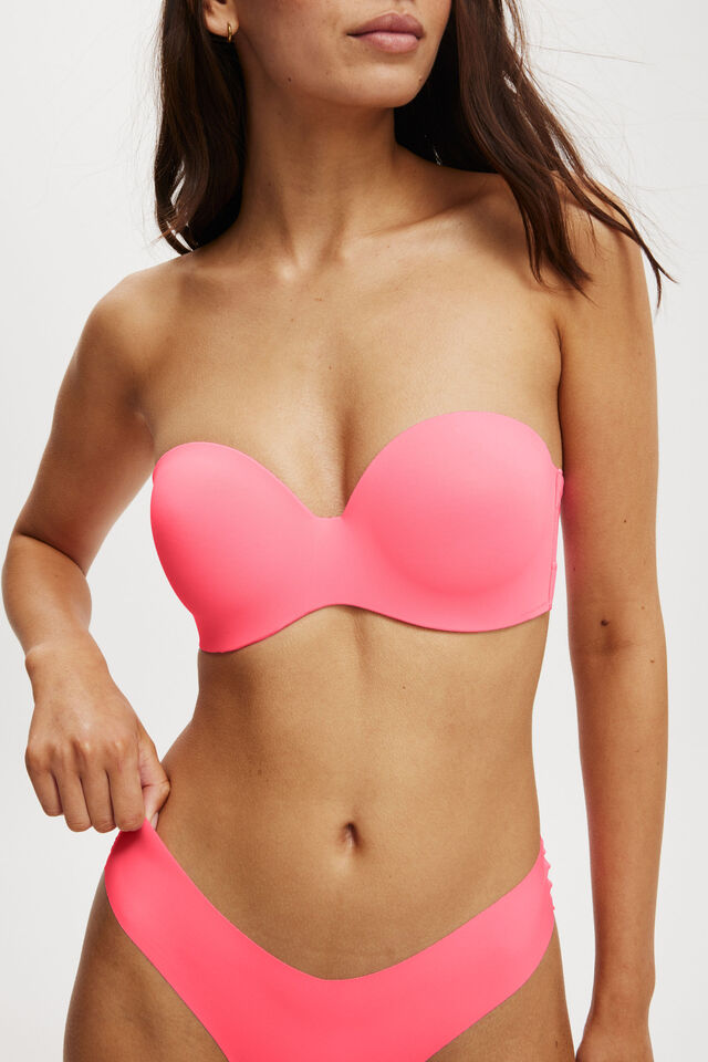 Everyday Strapless Lightly Lined T-Shirt Bra, PINK HEAVEN