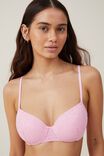 Everyday Lace Contour Bra, PINK FROSTING - alternate image 2