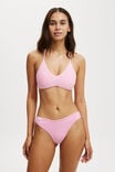 Organic Cotton Rib Cheeky Brief, MILLENIAL PINK - alternate image 4