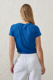 Active Side Gathered T Shirt, MARINE BLUE - alternate image 3